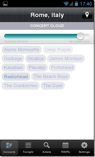 Bandsintown- 콘서트 -Android- 콘서트-클라우드 Bandsintown- 콘서트 -Android- 콘서트-클라우드