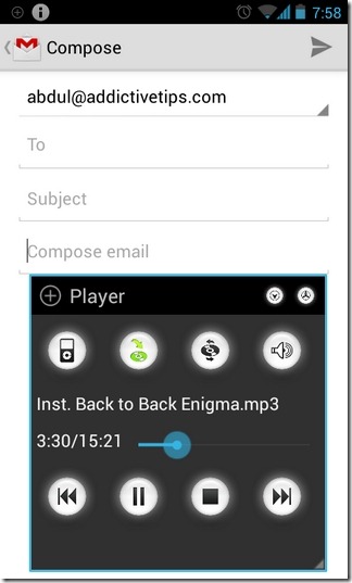 플로팅 오디오 플레이어 -Android-Home1 플로팅 오디오 플레이어 -Android-Home1