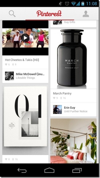 Pinterest-Android-iPad- 홈 Pinterest-Android-iPad- 홈