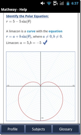 Mathway-Android- 도움말 Mathway-Android- 도움말