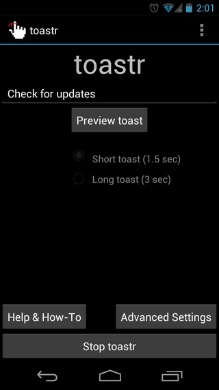 toastr-Android- 홈 toastr-Android- 홈