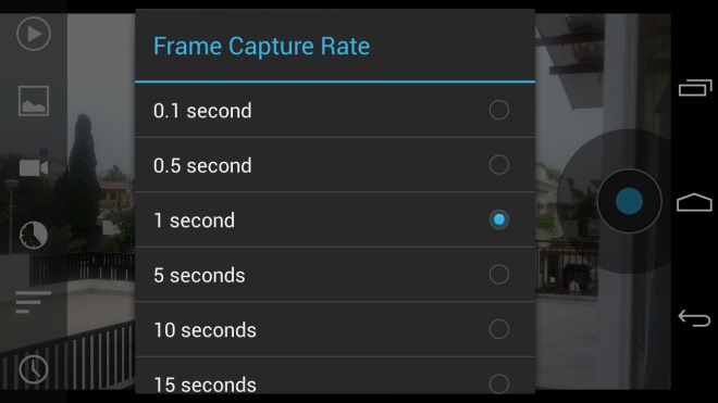 Droid Timelapse_Frameキャプチャレート Droid Timelapse_Frameキャプチャレート