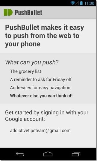 PushBullet-Android-Start PushBullet-Android-Start