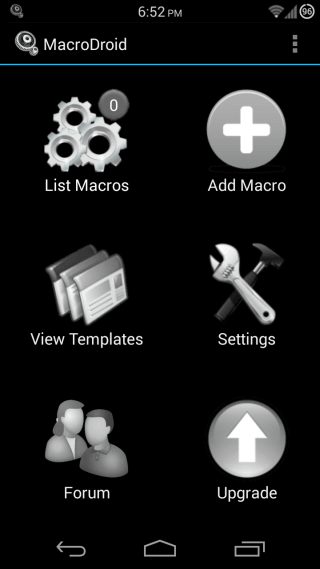 Android用MacroDroidデバイスオートメーション01 Android用MacroDroidデバイスオートメーション01