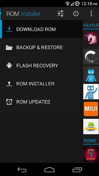 Android 01b用ROMインストーラー Android 01b用ROMインストーラー