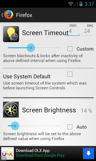 Firefoxの設定 Firefoxの設定