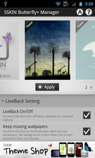SSKIN_Butterfly _Luncher_Themes SSKIN_Butterfly _Luncher_Themes
