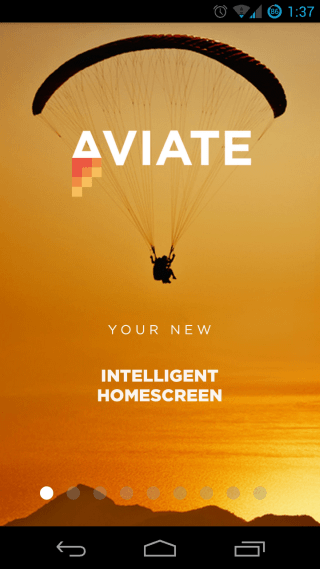 Aviate Launcher for Android Start