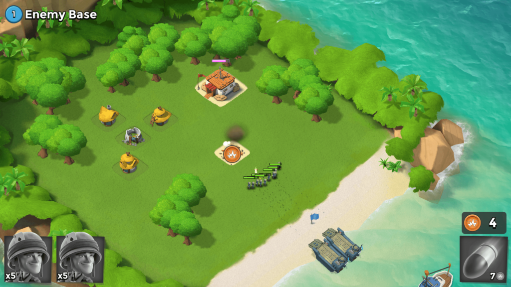 Boom Beach - Ataque