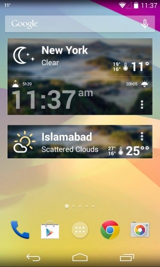 Weather_Widgets สดใส