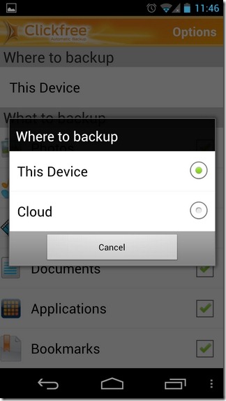 Clickfree-Backup-Android-Storage