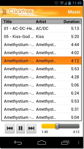 Clickfree-Backup-Android-Music