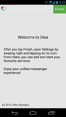 Disa สำหรับ Android เริ่ม 1 Disa สำหรับ Android เริ่ม 1
