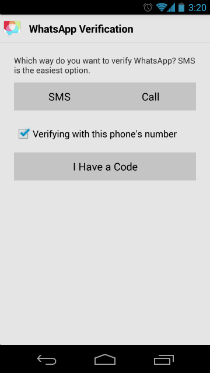 ปิดใช้งานการตั้งค่าบริการ Android Whatsapp 2