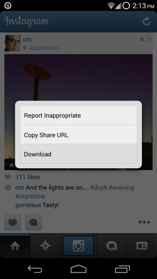 Xposed Instagram Downloader til Android