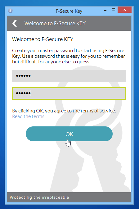 F-Secure Key_Master-Passwort