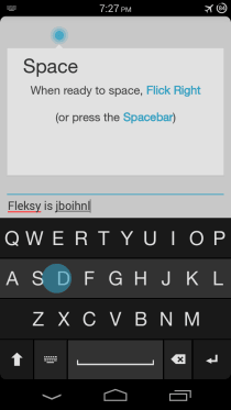 Fleksy Keyboard für Android 02