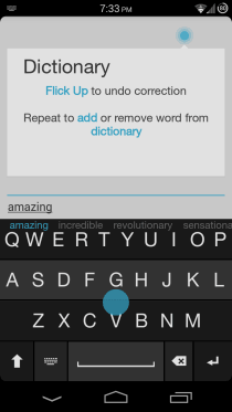 Fleksy Keyboard für Android 06