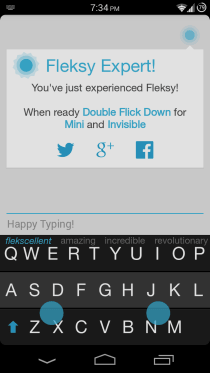 Fleksy Keyboard für Android 08