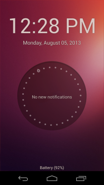 Ubuntu Touch Lockscreen 1
