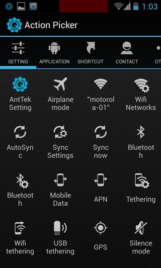 AnTek Quick Settings 13