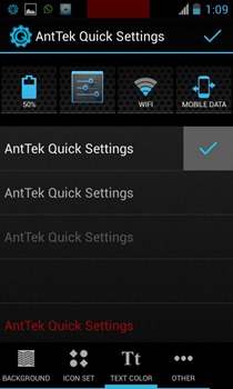 AnTek Quick Settings 01