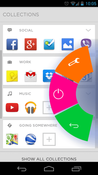 Pie Controls für Android 7