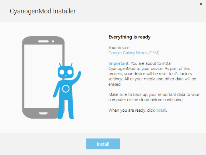 CyanogenMod Installer til Windows 6 CyanogenMod Installer til Windows 6