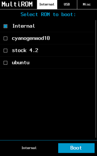 Πολλαπλή εκκίνηση για το Nexus 7 MultiROM Nexus 7