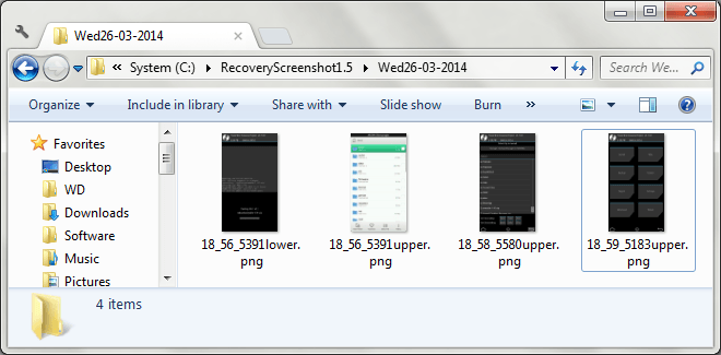 Android Recovery -näyttökuva Windows 09a: lle