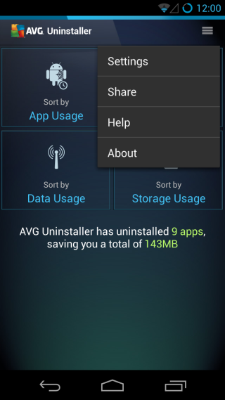 AVG Afinstaller hoved