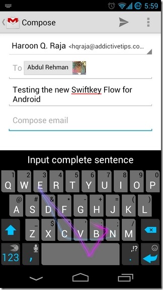 Klávesnice SwiftKey-Beta-Android