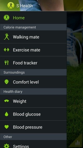 Samsung Galaxy Note 3 S Health för S4