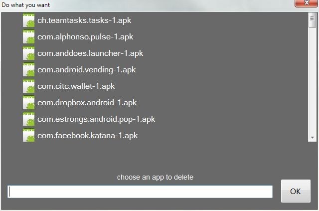 Android向けUniflashアプリの削除 Android向けUniflashアプリの削除