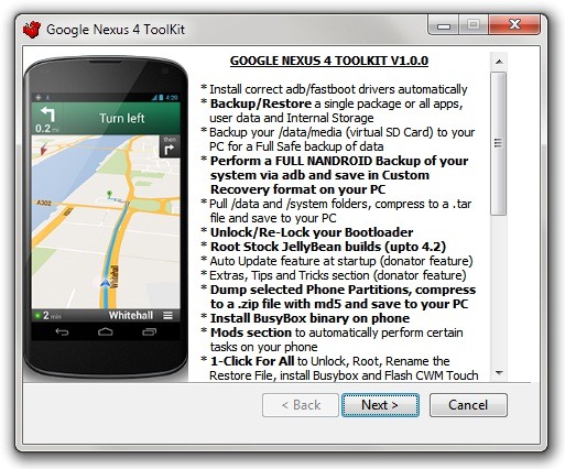 Google Nexus 4 ToolKit