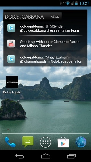 Dolce - & - Gabbana-Android-Widget Dolce - & - Gabbana-Android-Widget