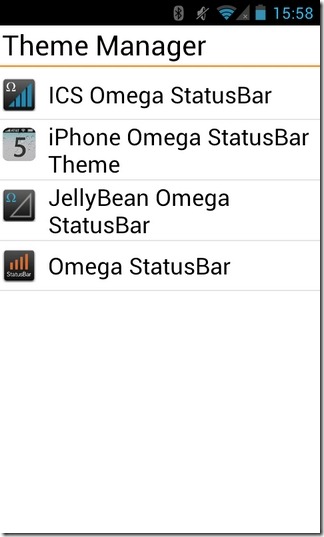 Omega-StatusBar-Android-тема