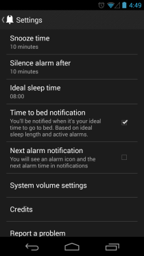 Puzzle Alarm Clock_Settings