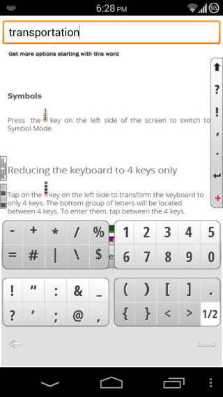 Q4-näppäimistö Androidille - 7