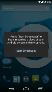 CyanogenMod Screencast pour Android 1