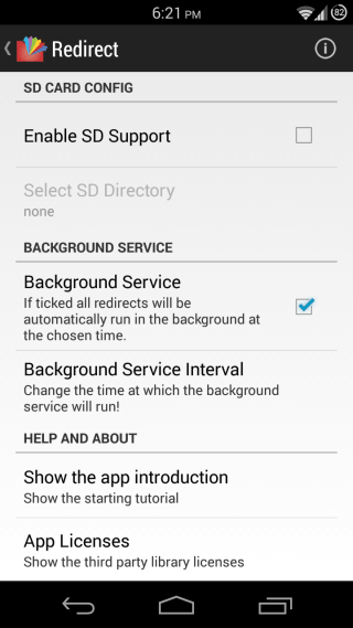 Organisateur de fichiers de redirection pour Android 15