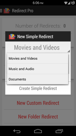 Redirect File Organizer สำหรับ Android 02