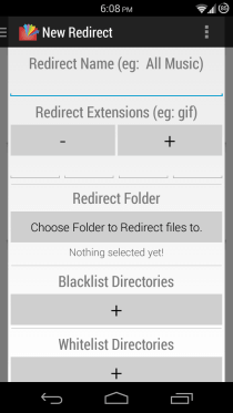 Redirect File Organizer สำหรับ Android 06