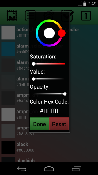 Resflux selct colours