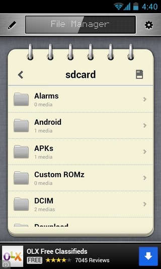 „RockPlayer2“ - „Android-File-Manager“ „RockPlayer2“ - „Android-File-Manager“
