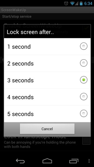 ScreenWakeUp-Android-Lock