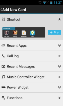 Sidebar Launcher_Add New Card