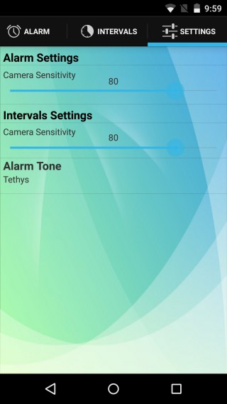 Wave Alarm_settings