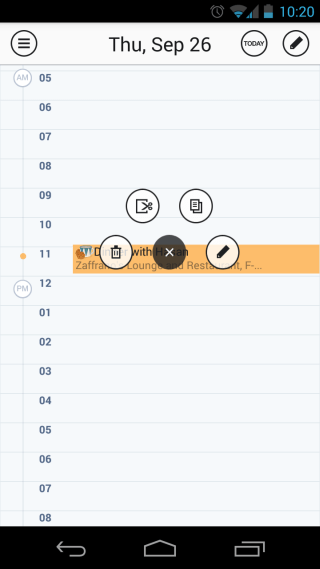 SolCalendar Day View 2