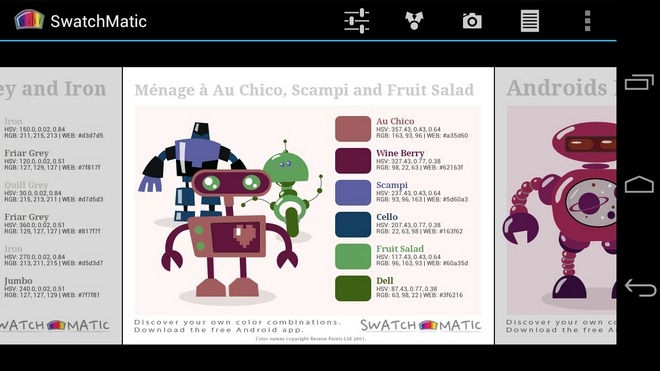 SwatchMatic-Android-Palettes